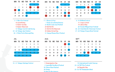 2020 Trinidad and Tobago Calendar
